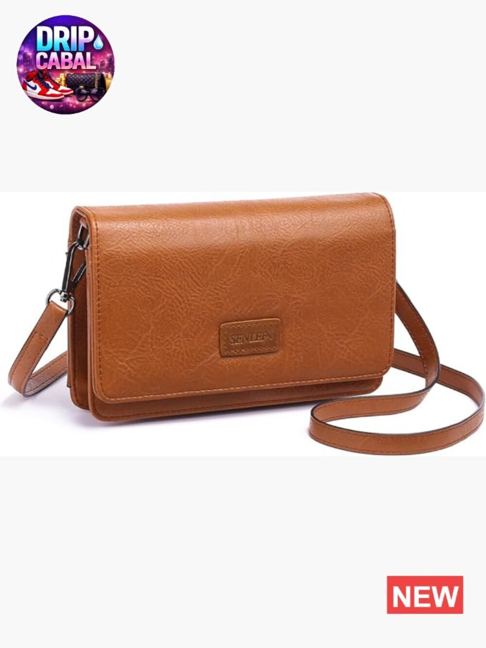 Small Crossbody Bag for Women Leather Cell Phone Purse Wallet with Card Slots